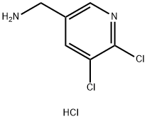 (5,6-DICHLOROPYRIDIN-3-YL)METHANAMINE HYDROCHLORIDE 结构式