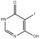 6-羟基-5-碘嘧啶-4(3H)-酮 结构式