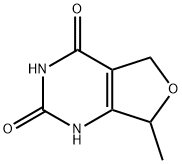 7-甲基-5,7-二氢呋喃[3,4-D]嘧啶-2,4-二醇 结构式
