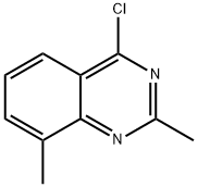 4-氯-2,8-二甲基喹唑啉 结构式