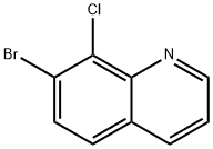 7-溴-8-氯喹啉 结构式