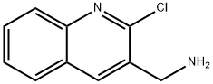 (2-氯喹啉-3-基)甲胺 结构式