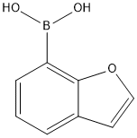 苯并呋喃-7-硼酸 结构式