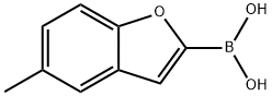 (5-甲基苯并呋喃-2-基)硼酸 结构式