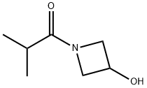 1-(3-羟基-1-杂氮环丁基)-2-甲基-1-丙酮 结构式