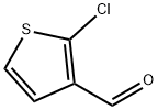 2-氯噻吩-3-甲醛 结构式