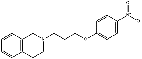 2-(3-(4-nitrophenoxy)propyl)-1,2,3,4-tetrahydroisoquinoline 结构式