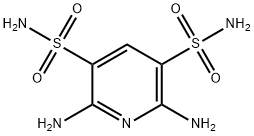 2,6-DiaMinopyridine-3,5-disulfonaMide 结构式