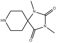 1,3-DiMethyl-1,3,8-triaza-spiro[4.5]decane-2,4-dione 结构式