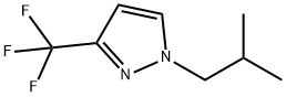 1-ISOBUTYL-3-TRIFLUOROMETHYL-1H-PYRAZOLE 结构式