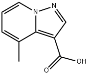 4-甲基吡唑并[1,5-A]吡啶-3-羧酸 结构式