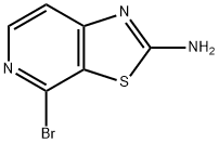 4-溴噻唑并[5,4-C]吡啶-2-胺 结构式