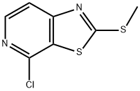 4-氯-2-甲基硫基-噻唑并[5,4-C]吡啶 结构式
