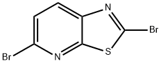 2,5-二溴噻唑并[5,4-B]吡啶 结构式