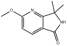 5H-Pyrrolo[3,4-b]pyridin-5-one, 6,7-dihydro-2-Methoxy-7,7-diMethyl- 结构式