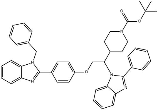 1- [4-(1-苯基-1H-咪唑-1-基)-2- [4- [1-(苯基甲基)-1H-苯并咪唑-2- 结构式