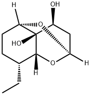 (2R,4S,4AR,5R,6R,8AS)-6-乙基六氢-2,5-环氧-2H-1-苯并吡喃-4,4A(5H)-二醇 结构式