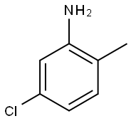 2-甲基-5-氯苯胺 结构式