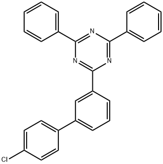 2-(4'-氯[1,1'-联苯]-3-基)-4,6-二苯基-1,3,5-三嗪 结构式