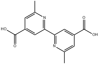 [2,2' - 联吡啶] -4,4' - 二羧酸,6,6' - 二甲基 结构式