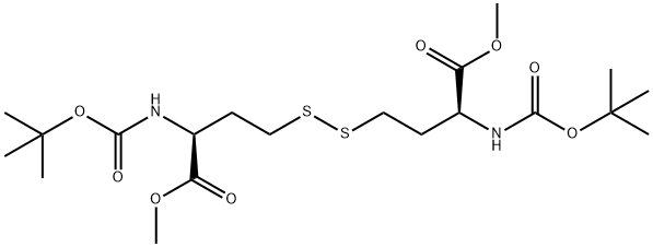 N,N'-BIS[(TERT-BUTYLOXY)CARBONYL]-L-HOMOCYSTINE DIMETHYL ESTER 结构式