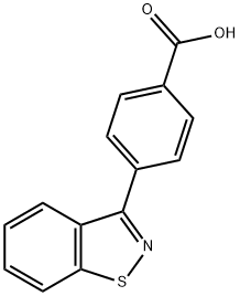 4-(苯并[D]异噻唑-3-基)苯甲酸 结构式