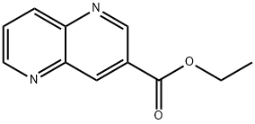 1,5-萘啶-3-甲酸乙酯 结构式