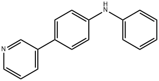 N-苯基-4-(吡啶-3-基)苯胺 结构式