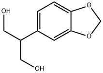 2-(1,3-亚甲二氧基苯-5-基)-1,3-丙二醇 结构式