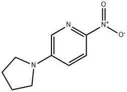 2-硝基-5-(吡咯烷-1-基)吡啶 结构式