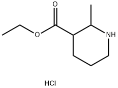 Ethyl 2-Methylpiperidine-3-carboxylate hydrochloride 结构式