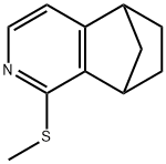 1-(甲硫基)-5,6,7,8-四氢-5,8-甲桥异喹啉 结构式
