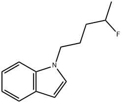 4-Fluoropentylindole 结构式