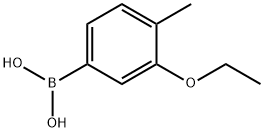 (3-乙氧基-4-甲基)苯硼酸 结构式