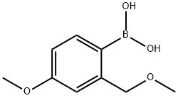 4-甲氧基-2-(甲氧基甲基)苯基硼酸 结构式