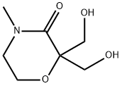 2,2-双(羟甲基)-4-甲基吗啉-3-酮 结构式