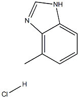 4-甲基苯并咪唑盐酸盐 结构式