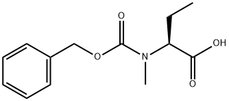 N-CBZ-(S)-2-甲氨基丁酸 结构式