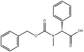 N-CBZ-(R)-A-甲氨基苯乙酸 结构式