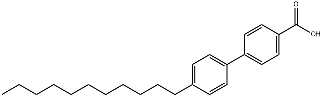 4'-十一烷基-4-联苯羧酸 结构式