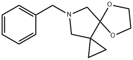 10-(苯基甲基-5,8-二氧杂-10-氮杂[2.0.4.3]十一烷 结构式