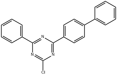 2-氯-4-(联苯-4-基)-6-苯基-1,3,5-三嗪 结构式
