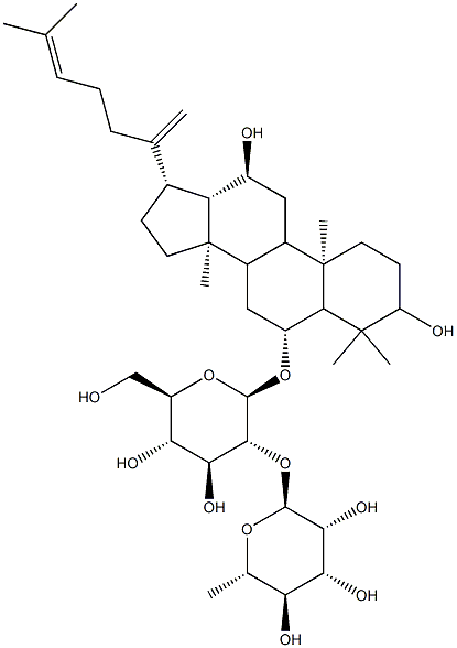人参皂苷RG6 结构式