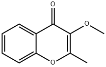 3-甲氧基-2-甲基-4H-苯并吡喃-4-酮 结构式