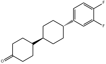 4'-(3,4-二氟苯基)双(环己基)-4-酮 结构式