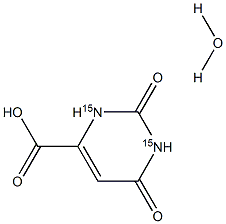 OROTIC ACID-15N2 结构式