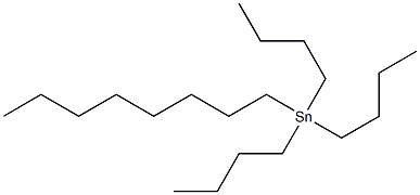 三丁基辛基锡烷 结构式