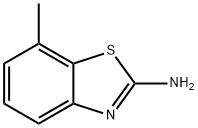 7-甲基苯并[D]噻唑-2-胺 结构式