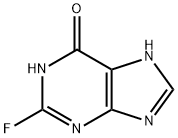 2-氟鸟嘌呤 结构式