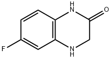 6-氟-3,4-二氢-1H-喹喔啉-2-酮 结构式